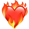 heart-on-fire emoji