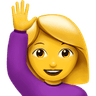 woman-raising-hand emoji